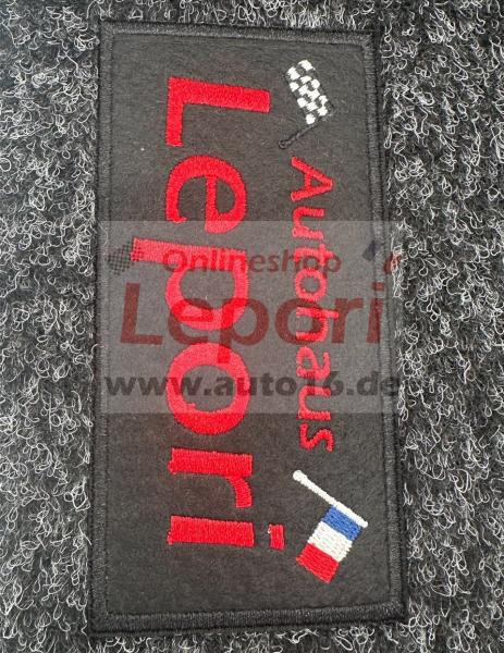 Set Fußmatten Ligier JS50, JS60, Mgo, Due mit Lepori Logo